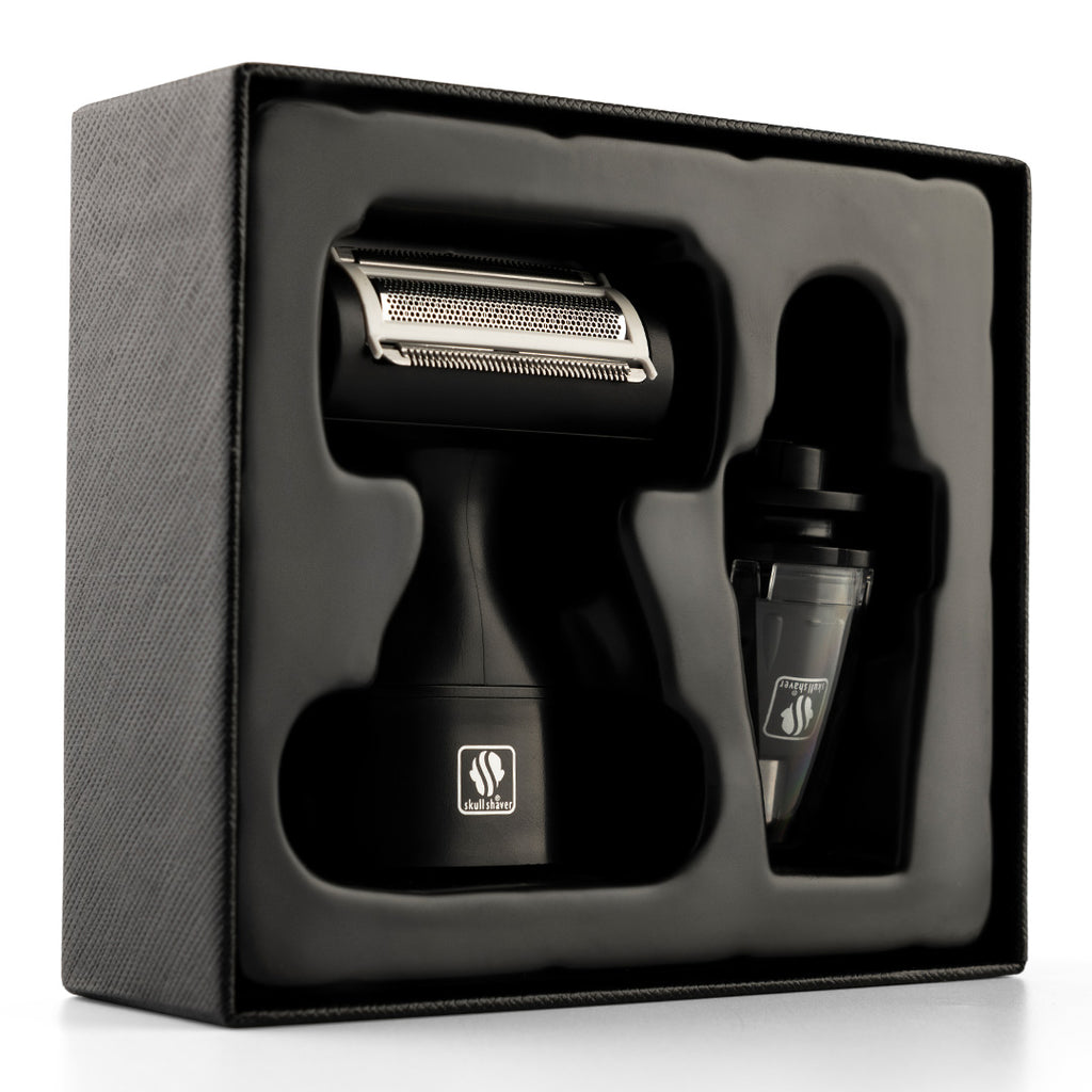 Pitbull Foil Shaver and Nose Trimmer Attachment Bundle Skull Shaver Euro